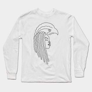 An eagle earns its honor by the storms it goes through Long Sleeve T-Shirt